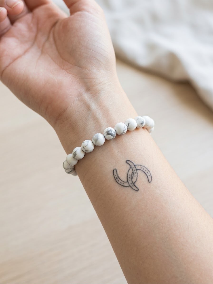 Pulsera piedras howlita